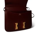 Constance 18 Rouge H Box Calfskin Gold Plated D Stamp - Image 10