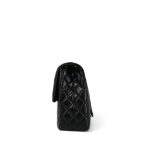 24K Black Caviar Quilted Maxi Travel Flap Aged Gold Hardware - Image 8
