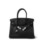 Birkin 30 Black Togo Palladium Plated C Stamp - Image 5