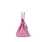 Birkin 30 Bi Color Bubblegum Chèvre Pink Palladium Plated P Square Stamp - Image 4