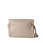 Kelly Messenger Bag Beton B Stamp Palladium Plated - Image 12