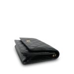 Black Caviar Quilted Wallet on Chain WOC GHW - Image 9