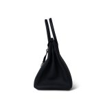 Birkin 30 Bleu Nuit Togo Palladium Plated Z Stamp - Image 6