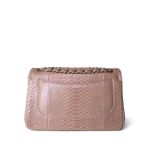 Iridescent Light Pink Python Classic Flap Jumbo LGHW - Image 4
