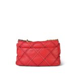 Coral Lambskin Quilted Wild Stitch 19 Flap Small Mixed Hardware - Image 4