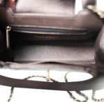 25A Metallic Brown Calfskin Quilted Nano Kelly Shopper Aged Gold Hardware - Image 14
