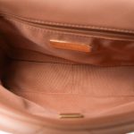 21K Caramel Lambskin Quilted Small 19 Flap Mixed Hardware - Image 7