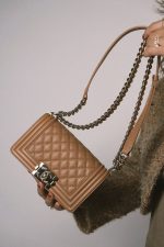 21K Caramel Boy Bag Small Caviar Quilted LGHW - Image 6
