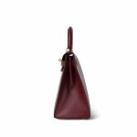 Kelly 28 Rouge H Box Calfskin Gold Plated Z Circle Stamp - Image 19