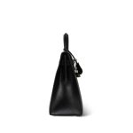 Kelly 32 Black Box Calfskin Gold Plated U Circle Stamp - Image 15