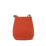 So Kelly 22 Orange Togo Palladium Plated T Stamp - Image 5