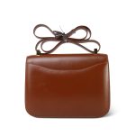Constance 23 Noisette Calfskin Gold Plated Guilloche [G] Stamp - Image 4