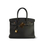 Birkin 30 Ebène Veau Togo Gold Plated X Stamp - Image 12