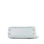 21K Iridescent Light Blue Caviar Quilted Small Coco Handle - Image 12