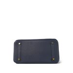 Birkin 30 Bleu Indigo Veau Togo Gold Plated X Stamp - Image 11