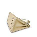 Birkin 25 Parchemin / Light Beige Togo Palladium Plated M Square Stamp - Image 5