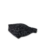 24B Black Floral Denim Quilted Mini 22 Bag SHW - Image 3