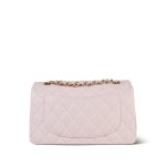 22S Light Pink Caviar Quilted Classic Flap Small Light Gold Hardware - Image 13