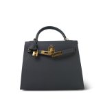 Kelly Sellier 28 Graphite Epsom Gold Plated W Stamp - Image 20