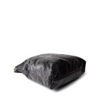 23K Black Caviar Quilted 22 Hobo Drawstring Bag Medium Aged Gold - Image 6