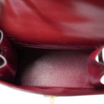 Mini Kelly 20 Rouge H Box Calfskin Gold Plated R Circle Stamp - Image 9