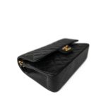 Black Caviar Quilted Classic Flap Medium GHW - Image 11