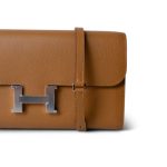 Constance Long To Go Wallet Caramel Evercolor Palladium Plated B Stamp - Image 15