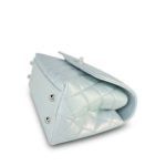 21K Iridescent Light Blue Caviar Quilted Small Coco Handle - Image 11