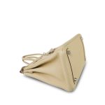 Birkin 25 Parchemin / Light Beige Togo Palladium Plated M Square Stamp - Image 7