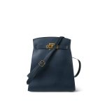 Kelly Sport PM Bleu Marine Courchevel Gold Plated [A] Stamp - Image 2