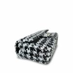 24A Black and White Houndstooth Sequin Mini Rectangular Flap - Image 7