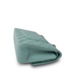 Tiffany Blue Caviar Quilted Classic Flap Medium Light Gold Hardware - Image 8