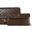 Brown Lambskin Quilted Single Flap GHW - Image 13