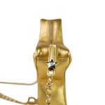 Gold Metallic Lambskin Quilted CC Walk of Fame Star Bag LGHW - Image 14