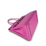 Birkin 30 Magnolia Veau Taurillon Novillo Palladium Plated C Stamp - Image 16