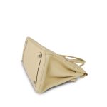 Birkin 25 Parchemin / Light Beige Togo Palladium Plated M Square Stamp - Image 3
