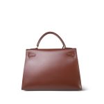 Kelly Sellier 32 Brown Box Calfskin Gold Plated [B] Stamp - Image 13