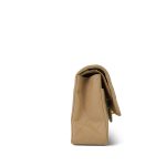 Light Beige Lambskin Quilted Classic Flap Medium GHW - Image 9