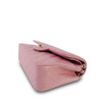 22C Sakura Pink Caviar Quilted Small Classic Flap Light Gold Hardware - Image 12