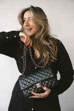 21B Black Lambskin Quilted Classic Flap Small Rose Gold Hardware - Image 12