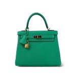 Kelly 25 Retourne Menthe Togo Gold Plated Z Stamp - Image 5