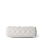 24P Shiny Aged Calfskin Quilted Nano Kelly Shopper White Aged Gold Hardware - Image 5