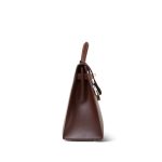 Kelly Sellier 32 Brown Box Calfskin Gold Plated [B] Stamp - Image 22