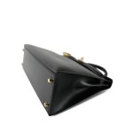 Kelly Sellier 32 Black Box Calfskin Gold Plated C Square Stamp - Image 17