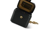 23A Black Lambskin Quilted Mini Vanity Case With Chain GHW - Image 13
