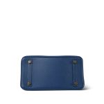 Birkin 25 Deep Blue Taurillon Gold Plated Y Stamp - Image 11