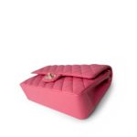19C Pink Caviar Quilted Classic Flap Medium - Image 5