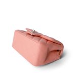 Peach Lambskin Quilted Mini Square Flap LGHW - Image 7