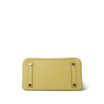 Birkin 25 Jaune Poussin Togo Palladium Plated W Stamp - Image 10
