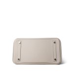 Birkin 30 Craie Togo Palladium Plated C Stamp - Image 5